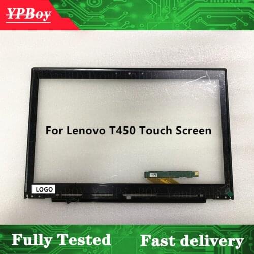 14'' Touch Screen For Lenovo T450 LCD Touch Screen Digitizer Glass with Bezel