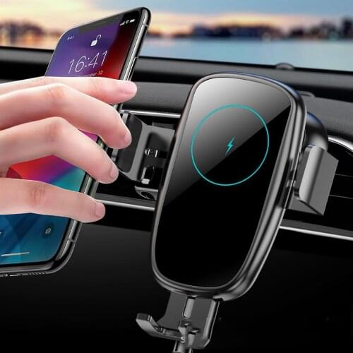 15W-vehicle wireless charging car phone holder X5 automatic intelligent wireless induction charger fast charge