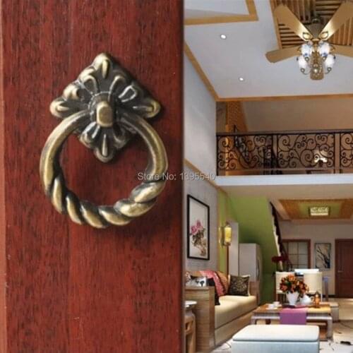New 2pcs Cabinet Drawer Knobs Furniture Cabinet Bronze Knobs Drawer Single Hole Handle&knob Closet Bar Pulls