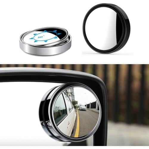 2x Car RearView Mirror Small Round Mirror For Skoda Superb Octavia A7 A5 2 Fabia Rapid Yeti Citroen C4 C5 C3 Grand Picasso