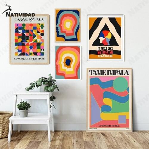Color Graffiti Canvas Painting Wall Art Home Decoration Comic Poster Room Decor Wall Stickers Living Room Bedroom Decoration