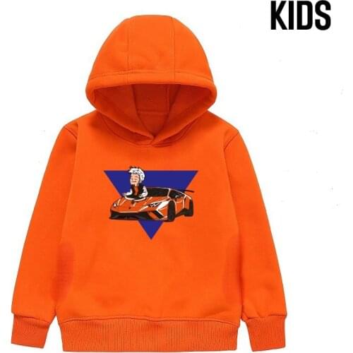 Kids Merch A4 Lamba Hoodie Spring Autumn Boys Thicked Hooded Sweatshirts Casual Parent Family Clothing Girls Pullover Tops