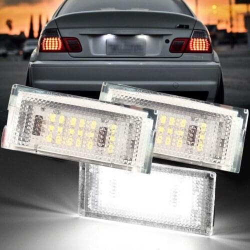 For BMW 3 Series E46 License Plate Light Number Rear 3w 6500K Lamp Replacement 18 LED