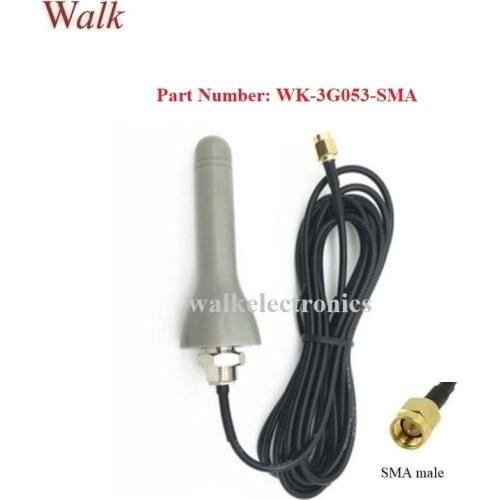 Small size outdoor use GSM 3G Antenna screw mount IP67 3g car rubber antenna sma screw 3g antenna