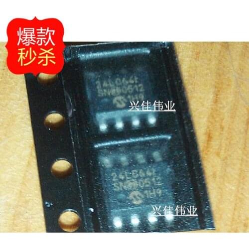 10PCS New original authentic 24LC64-I / SN 24LC64I SOP8 genuine memory chips