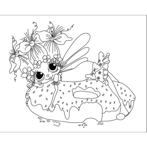 Cute girl Transparent Klar Silikon Stempel/Dichtung für DIY scrapbooking/foto album Dekorative klare stempel