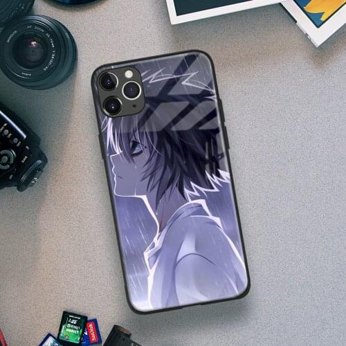 DEATH NOTE L Lawliet Soft Silicone for IPhone Se 6 6s 7 8 Plus X XR XS 11 12 Mini Pro Max Glass TPU Phone Case Cover Shell