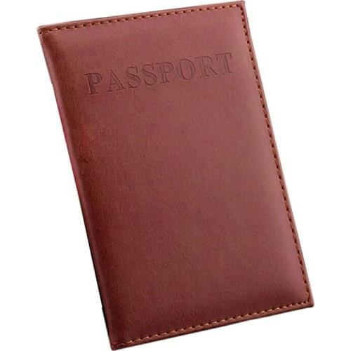 Unisex Couple Passport Cover English Letter Women Men Business Casual Travel Wedding Passport Cover Holder Travel Case