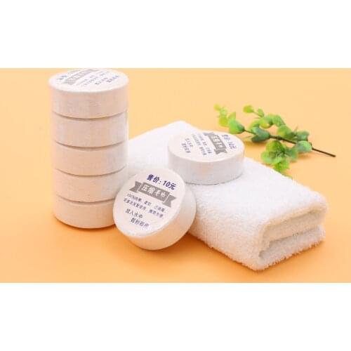 3PCS/Bag Kid Bathing Shower Disposable Towel Wash Portable Travel Mini Tool Alternative Towel Compressed Bath Brushes Kids Gift