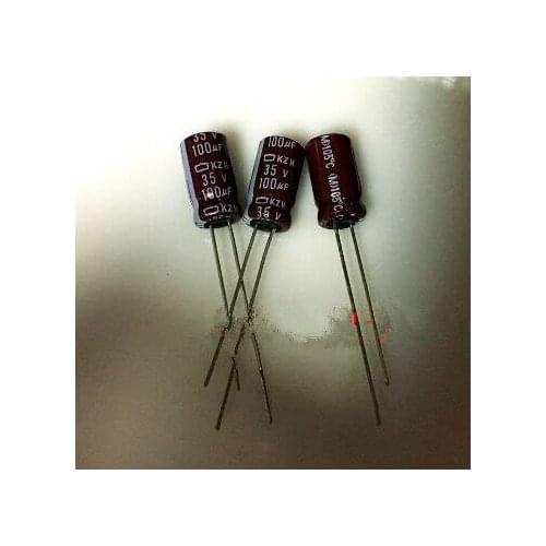 CAP Switching US 35V 100UF Size 6*11 mm NIPPONCHEMI-CON High frequency low resistance new and original 50pcs/lot