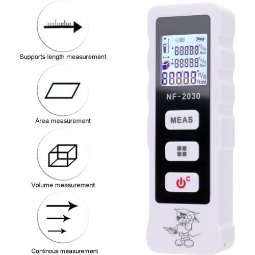 Handheld 30M Backlight Digital Laser Rangefinder 4 Modes Adjustable Distance Meter Measuring Device Range Finder