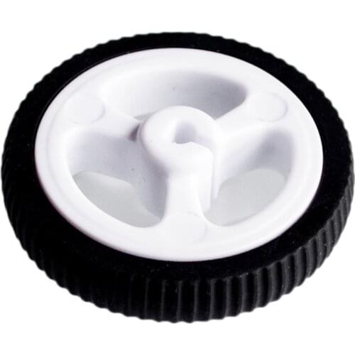 D-hole Rubber Wheel Suitable for N20 Motor D Shaft Tire Car Robot DIY Toys Parts
