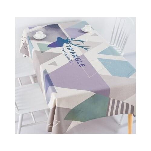 Modern European coffee table cloth linen tablecloths cover towel thick rectangular antependium decoration elk Christmas gift