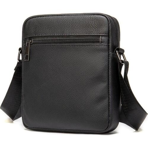 Mens Shoulder Crossbody Bag for Men Genuine Leather Business Messenger Male Vintage Handbag Mini Fanny Waist Beltbag Traveler