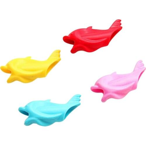 10 Pcs Children Pencil Holder Correction Hold Pen Writing Grip Posture Tool Fish
