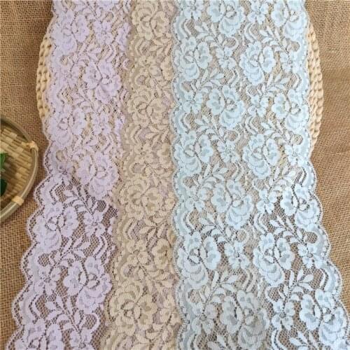 15cm stretch high quality wavy lace knit DIY garment accessories