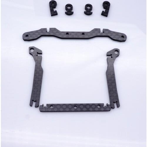 2.0mm carbon fiber self made parts front lantern mass damper plate for MS MA chassis for tamiya MINI 4WD car racing 324 store