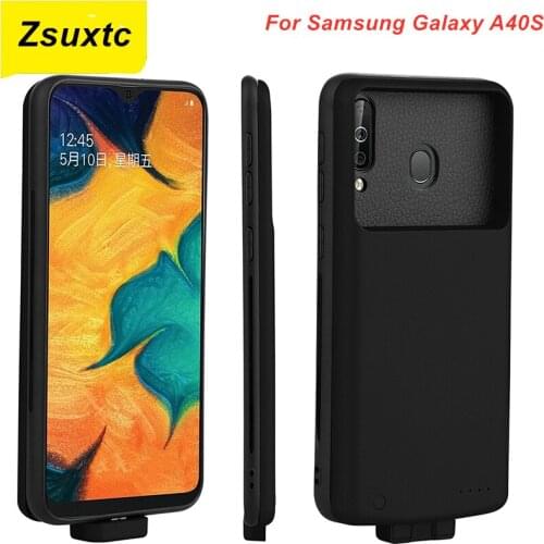 For Samsung Galaxy A40S Battery Case A40S 5000Mah Charger Case Smart Phone Cover Power Bank For Samsung Galaxy A40S Battery Case