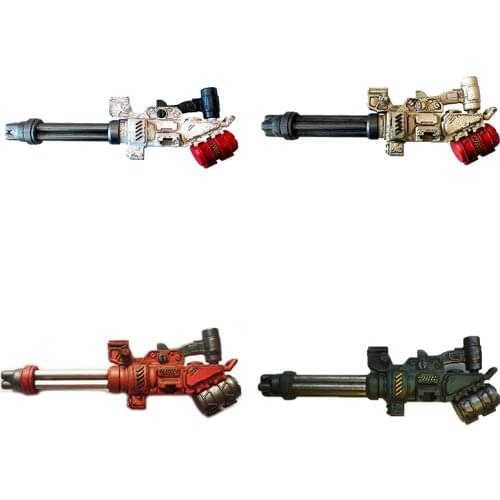 JOYTOY 1/25 Action Figure Red flame Gatling weapon accessories Steel Anime Collection Model Toy For Gift Free Shipping