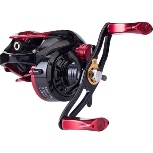 Distant Wheel Speed Baitcasting Fishing Reels Lure Fish Wheel 10 Ball Bearings 6.6:1 Reel Fishing Coils Reel Pesca De Carretilha