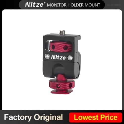 NITZE MONITOR HOLDER MOUNT COLD SHOE TO 1/4 20 SCREW N54