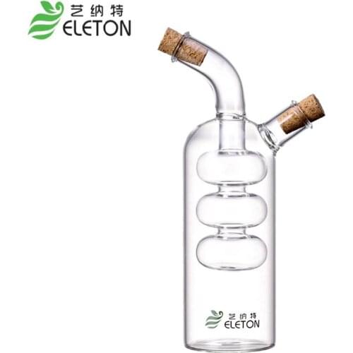 Kitchen Seasoning Bottle Green Glass Oiler oil leak oil and vinegar sauce bottle storage bottle wine bottle for bar