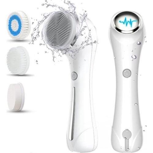 Multifunctional Facial Cleansing Brush 360 Degree Rotation Mini Face Cleaner Deep Pore Blackhead Cleaning Machine Electric Face
