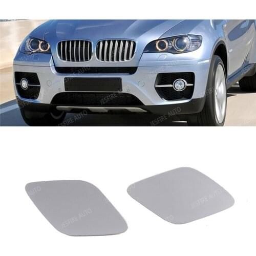 Auto Front Bumper Headlight Washer Nozzle Spray Jet Cover Cap for for BMW E70 X5 E71 E72 X6 2008-2014 #51657052427 51657052428