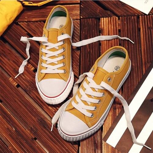 New Canvas Sports Shoes Mens Casual Shoes Classic Solid Lace Up Mens and Womens Casual Shoes Low Top Sports Shoes