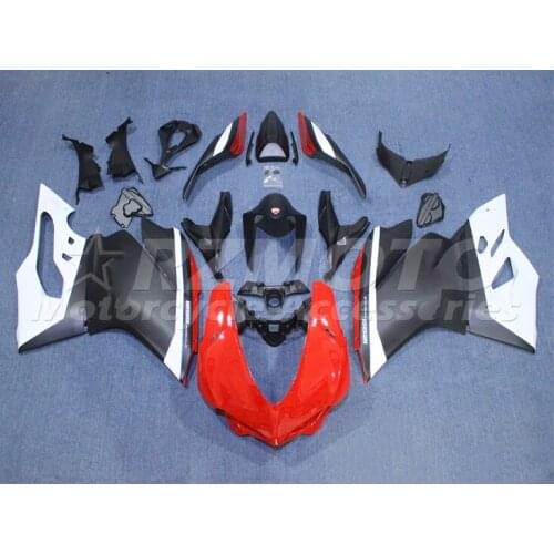 New ABS Plastic Shell Motorcycle Fairing kit Fit For Ducati 959 1299 Panigale 2015 2016 2017 2018 Bodywork Set Custom Black Red