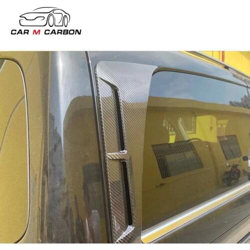 New product carbon fiber rear bumper window decoration for V class W447 vito V260 V250 2014 year rear window trim plate