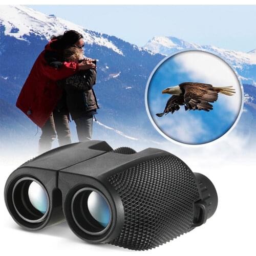 Professional Binoculars 10x25 BAK4 Prism High Powered Zoom Binocular Portable Hunting Telescope Pocket Scope for Sports Ttravel