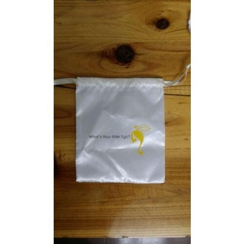 High quality satin cusotmized drawstring bag satin fabric jewelry drawstring bag wholesale custom gift bag for jewelry ring gift