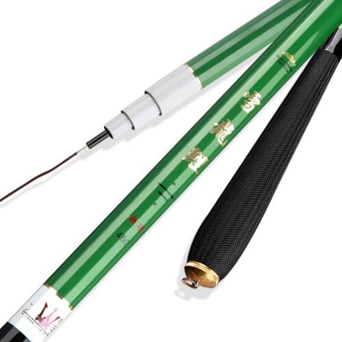 Taiwan fishing rod 28 tone 2.7-5.4 meters 46T carbon ultra light super hard carp fishing rod Braided handle