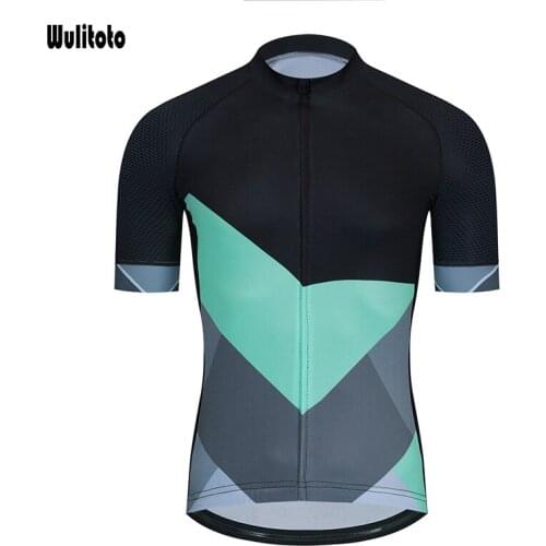 WULITOTO summer Mountain Bike Short Sleeve team MTB Cycling Jersey For Men