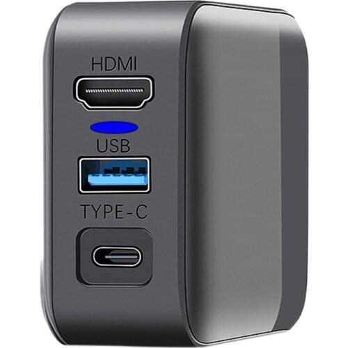 Charging Dock 2 in 1 PC Adapter USB Type-C HDMI Connector TV Converter for Nintendo Switch Game Console US Plug