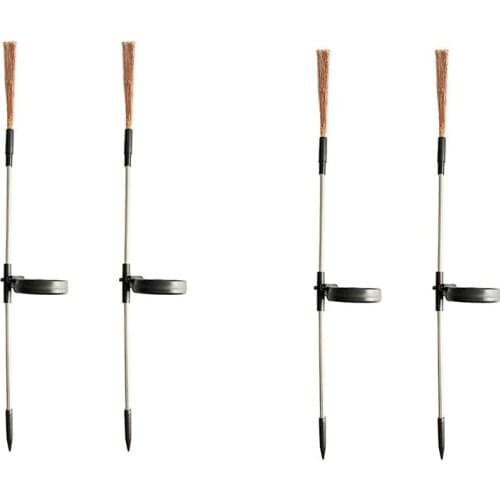 2Pcs 120 LED Solar Lawn Firework Lamp Dandelion Lamp String Outdoor Waterproof Christmas Decorative Lamp