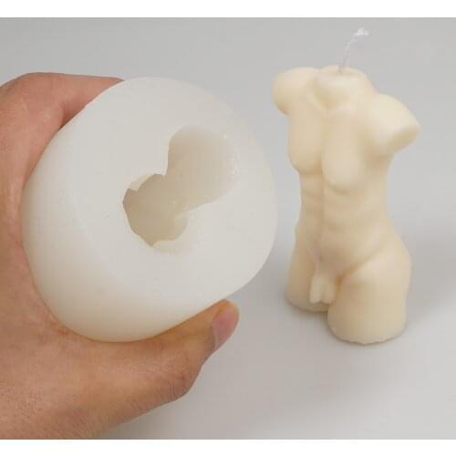 3D Male Body Mold Sexy Man Torso Mold Muscle Body Mold DIY Candle Mold Plaster Mold Soap Mold 10362651