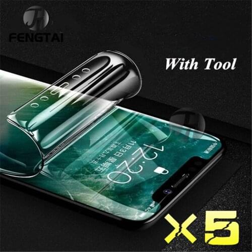 5pcs back front Hydrogel Film For iPhone 11 pro max Screen Protector iphone 6 6s 7 8 plus Screen Protector Hydrogel back film
