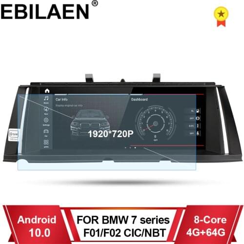 Car Multimedia Player For BMW 7 Series F01 F02 CIC NBT 2009-2015 Autoradio Android 10.0 Navigation Stereo GPS 4G 10.25' Screen