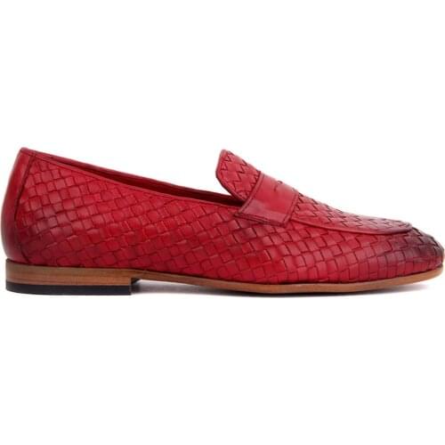 Sail-Lakers Burgundy Leather Male Shoes