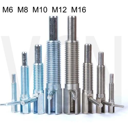 Fast Shipping! Locking Spring Screw, Index Plungers ,Index Bolts,Rest Position,Without Nut,Hand-Retractable Plungers , M6~M16