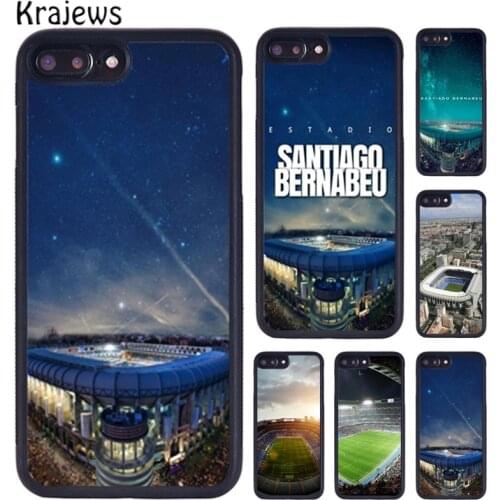 Krajews Estadio Santiago Bernabeu Stadium Phone Case For iPhone X XR XS 11 12 Pro MAX 5 6 6S 7 8 Plus Samsung S7 S8 S9 S10