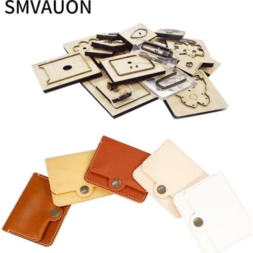 Wooden Die-cut Diy Card Holder Coin Purse ID Bag Die-cutting Machine Phone Bag Card Bag Mould Scrapbook