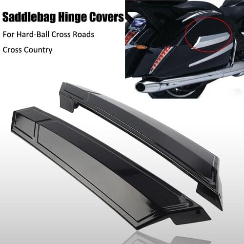 For Victory Cross Country Tour 2010-2017/ Hard-Ball 2012-2013 / Cross Roads 2010-2014 Motorcycle Saddlebag Hinge Covers