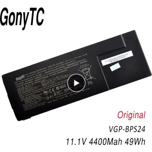 GONYTC New Original Laptop Battery For SONY VGP-BPS24 VGP-BPSC24 BPL24 VPCSA25GG VPCSA Genuine Notebook