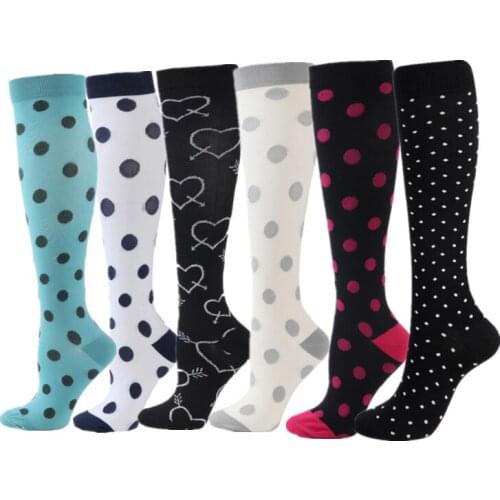 Compression Socks Men Women Sports Running Socks 30 MmHg for Anti Fatigue Pain Relief Knee High Compression Stockings