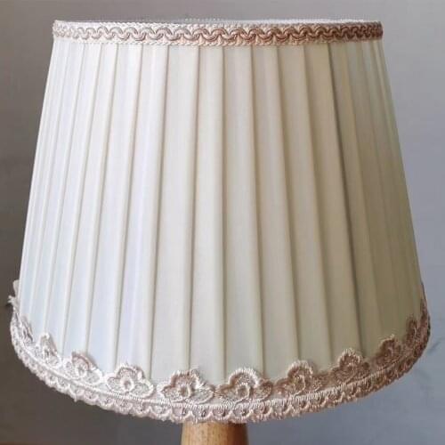TUDA Lace Edge Lamp Cover Lampshades For Table Lamp Desk Lamp 30cm E27 Kind Lamp Accessary