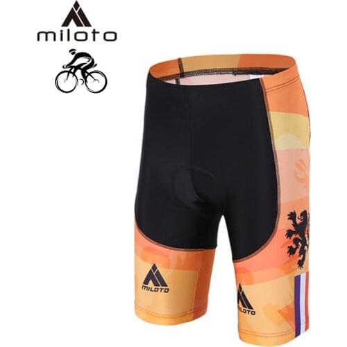 MILOTO Biker Shorts Men Breathable 3D Gel Padded Cycling Shorts Riding Bicycle Quick Dry Comfortable Road Mountain Bike Short