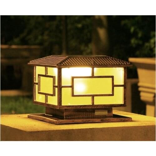 Solar lights led landscape wall lamp post garden lamps lighting super bright outdoor light Villa stigma